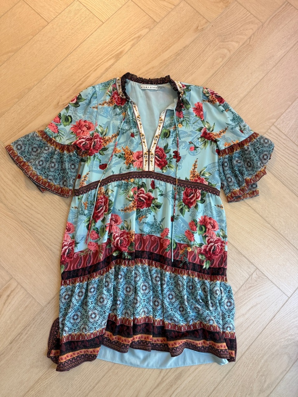 Alice and Olivia boho style dress